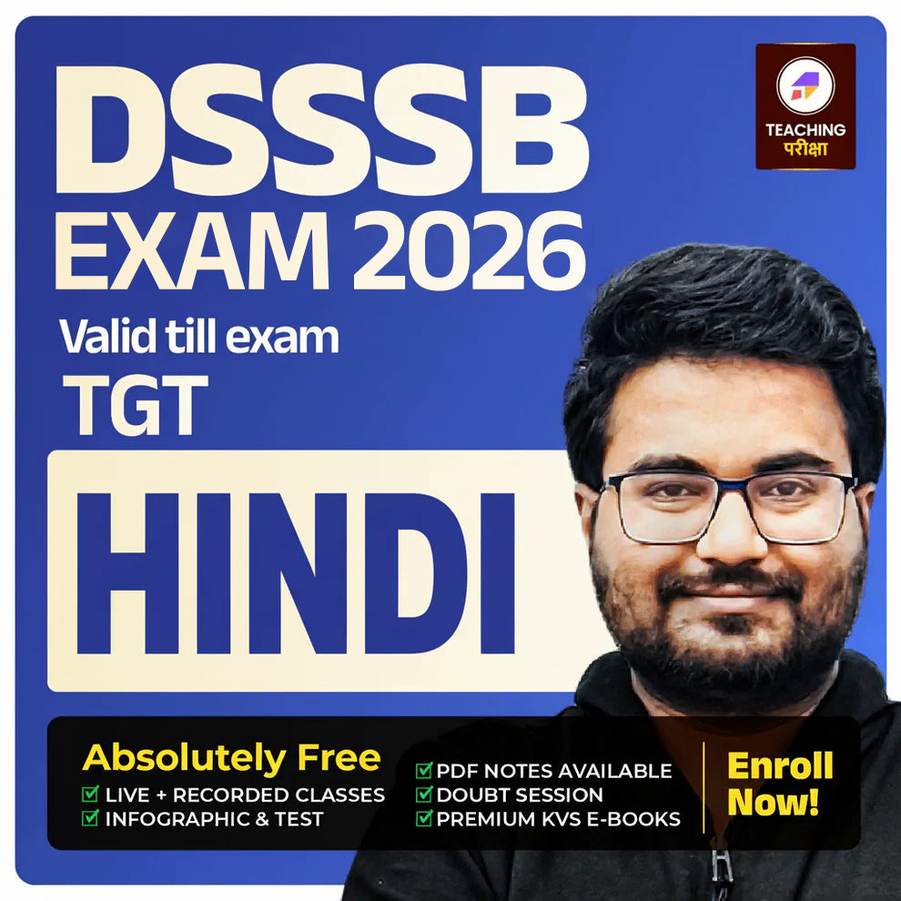 DSSSB TGT (HINDI) 2025-2026 - DB26