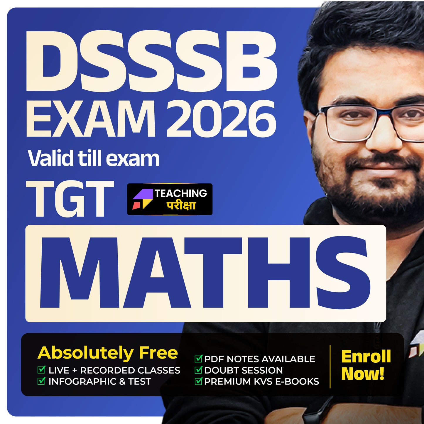 DSSSB TGT (Maths) 2025-2026 - DB26
