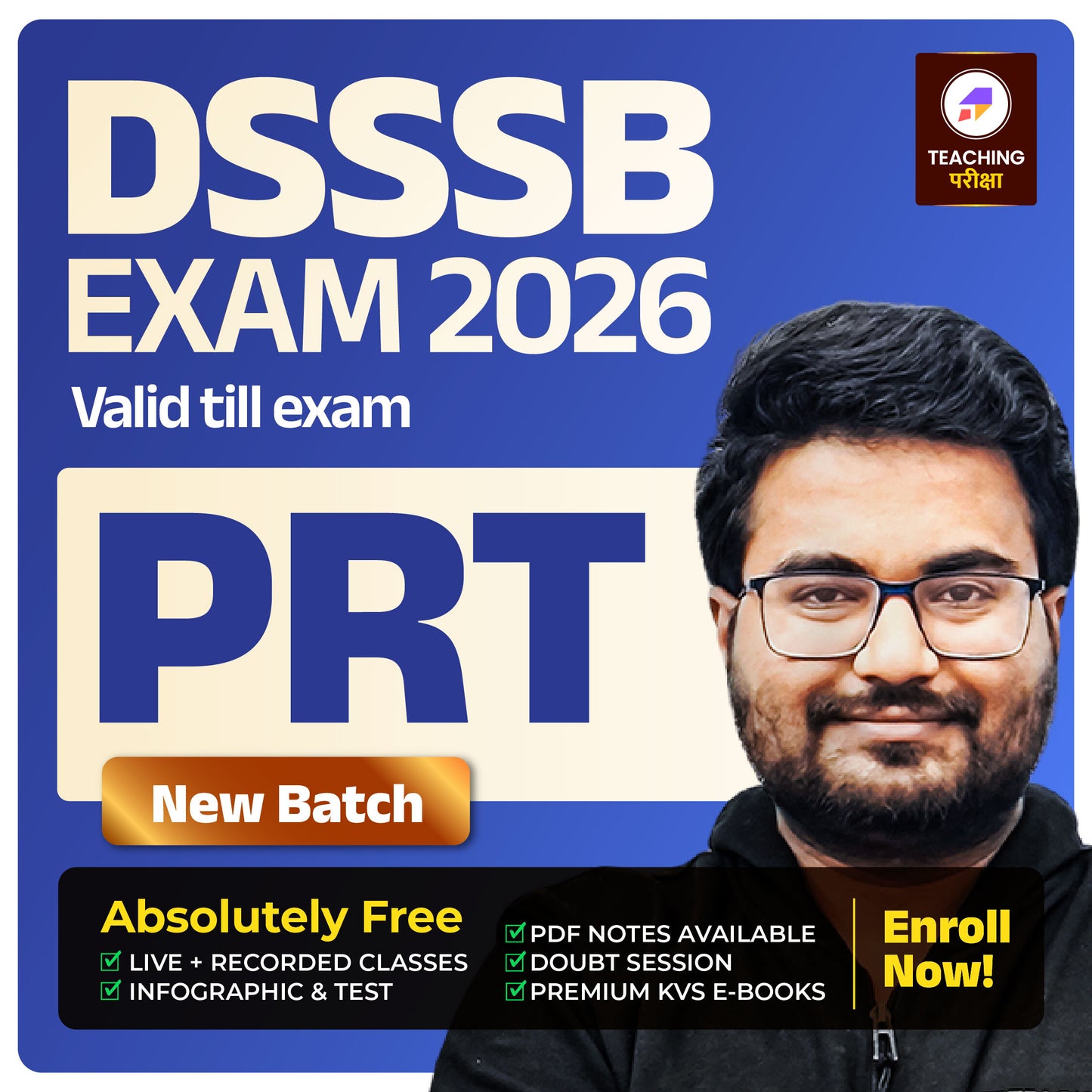 DSSSB PRT 2025-2026 (NEW BATCH) - DB26