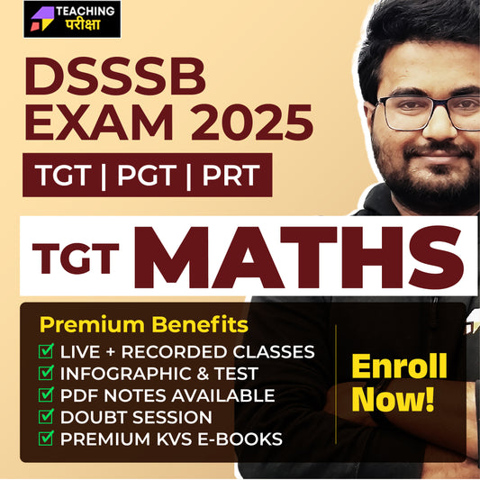 DSSSB TGT MATHS 2025