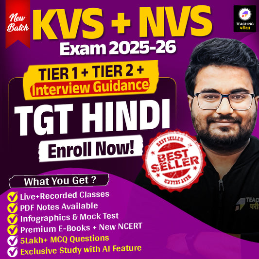KVS NVS TGT HINDI (TIER 2) 2026 New Batch